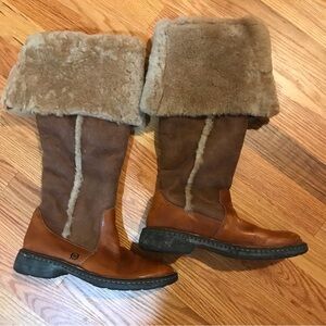 ▪️Born Leather & Shearling Boots